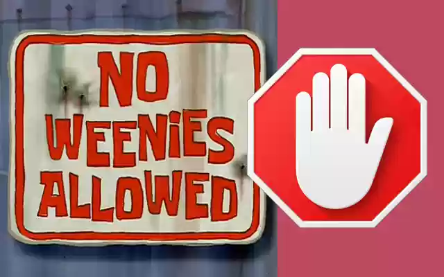 Weenie Blocker from Chrome web store to be run with OffiDocs Chromium online Weenie Blocker from Chrome web store to be run with OffiDocs Chromium online