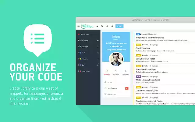 WeSnipp Chrome Extension from Chrome web store to be run with OffiDocs Chromium online WeSnipp Chrome Extension from Chrome web store to be run with OffiDocs Chromium online