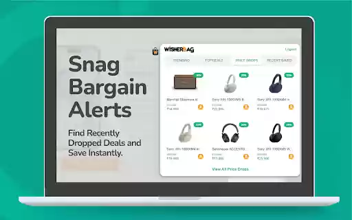 WisherBag Wishlist Shopping Assistant from Chrome web store to be run with OffiDocs Chromium online WisherBag Wishlist Shopping Assistant from Chrome web store to be run with OffiDocs Chromium online