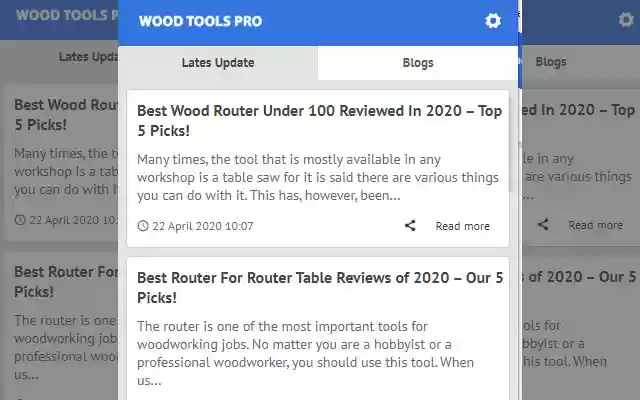 Wood Tools Pro Latest News Update from Chrome web store to be run with OffiDocs Chromium online Wood Tools Pro Latest News Update from Chrome web store to be run with OffiDocs Chromium online