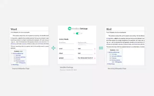 WordBird from Chrome web store to be run with OffiDocs Chromium online WordBird from Chrome web store to be run with OffiDocs Chromium online