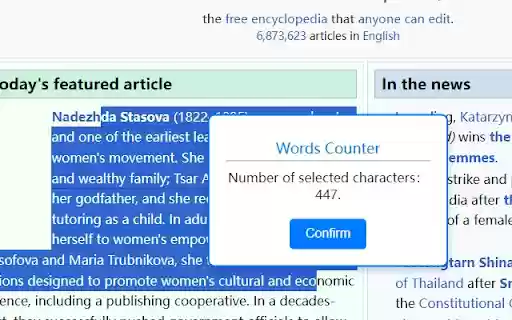 Word Counter Character Counter from Chrome web store to be run with OffiDocs Chromium online Word Counter Character Counter from Chrome web store to be run with OffiDocs Chromium online