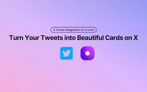 X Card from Chrome web store to be run with OffiDocs Chromium online X Card from Chrome web store to be run with OffiDocs Chromium online