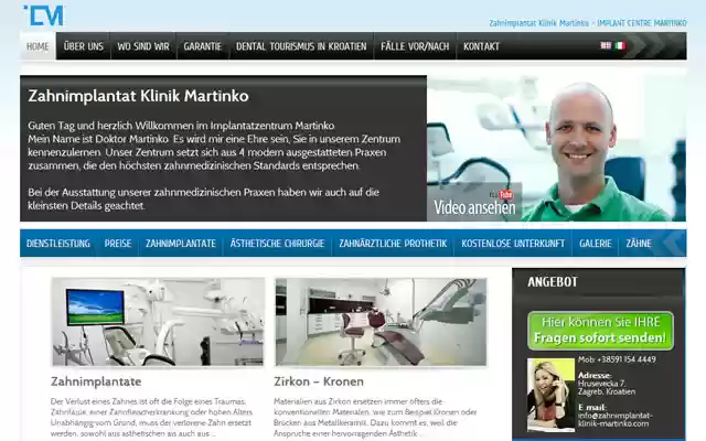 Zahnimplantat Klinik Martinko from Chrome web store to be run with OffiDocs Chromium online Zahnimplantat Klinik Martinko from Chrome web store to be run with OffiDocs Chromium online